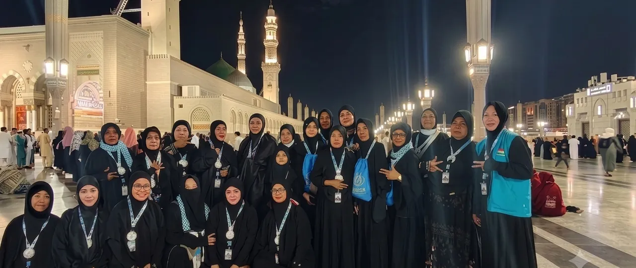 Foto Rombongan Ibadah di Madinah 1